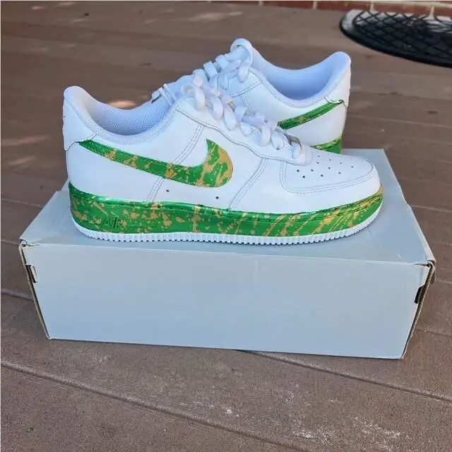 Nike shoes - Nike Air Force 1 - Air Force - DD8959-100 - Green 8