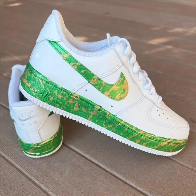 Nike shoes - Nike Air Force 1 - Air Force - DD8959-100 - Green 4