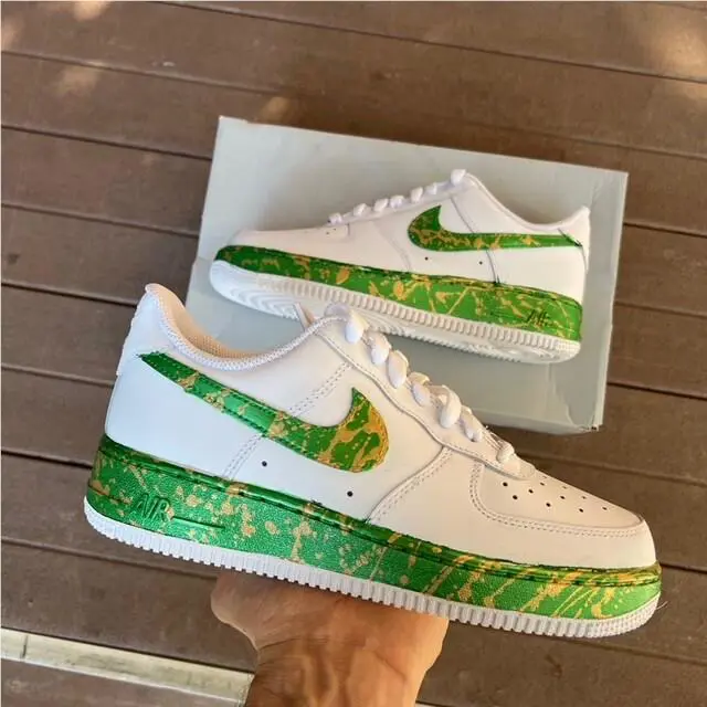 Nike shoes - Nike Air Force 1 - Air Force - DD8959-100 - Green 7