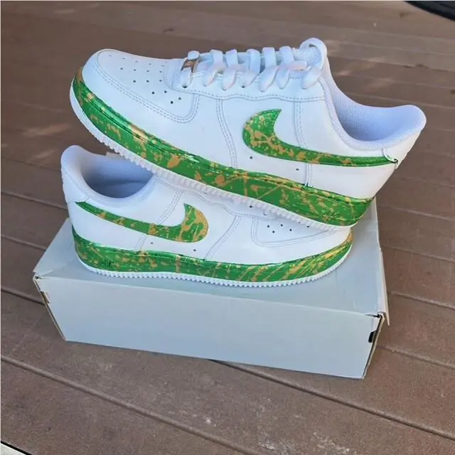 Nike shoes - Nike Air Force 1 - Air Force - DD8959-100 - Green 33