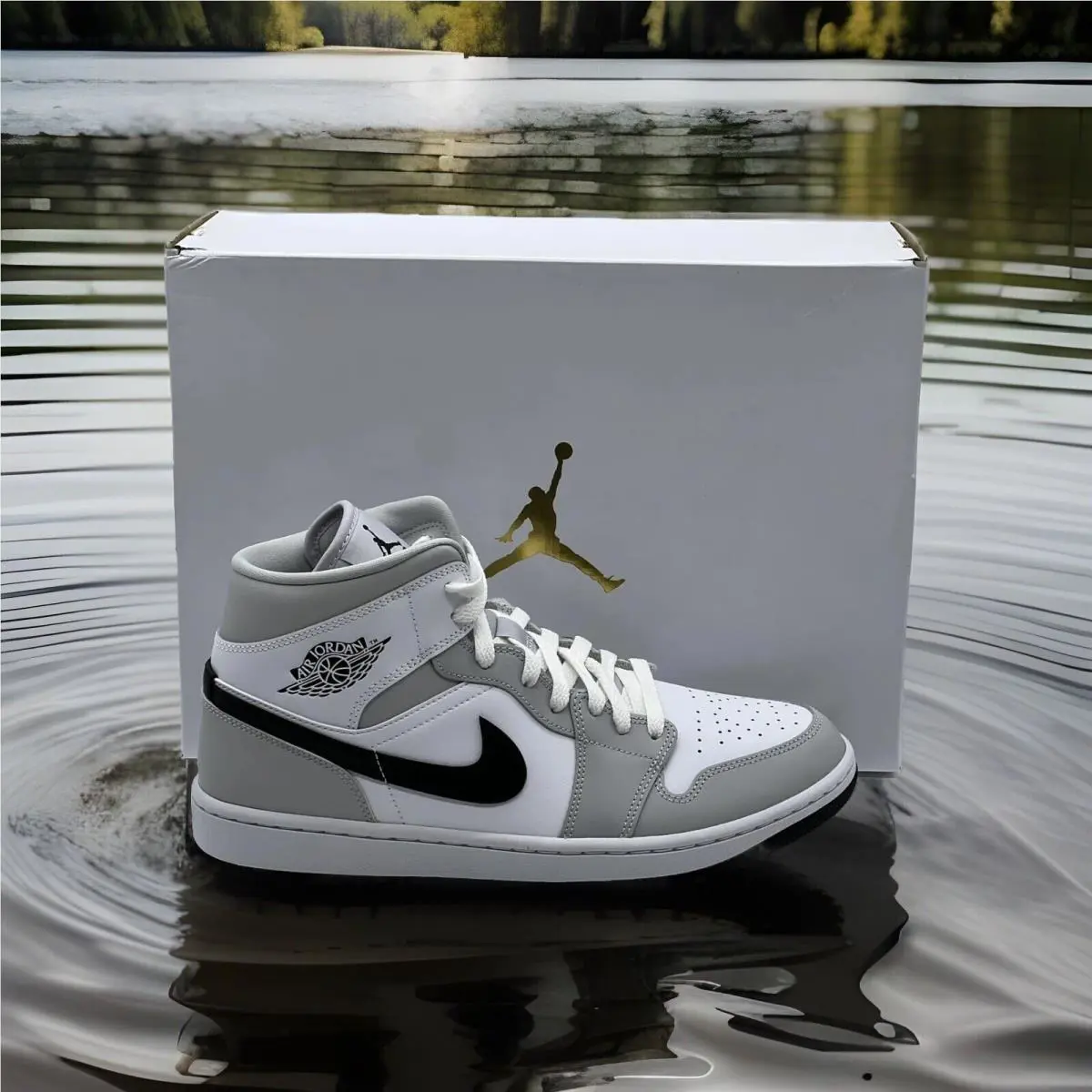 Nike shoes - Air Jordan 1 Mid - Air Mid - BQ6472-015 - Black 10