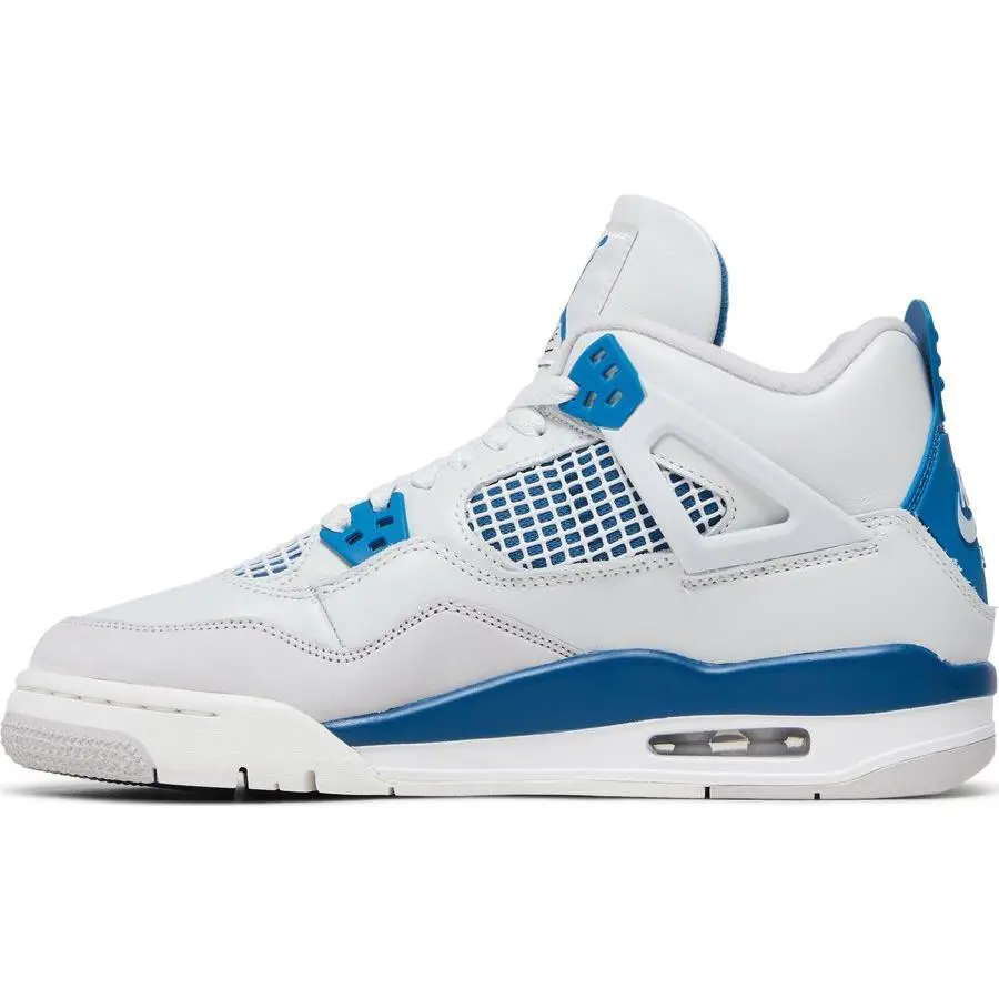 Nike shoes - Air Jordan 4 Retro - Air Retro - HF4281 141 - Off-White/Military Blue/Neutral Grey 0