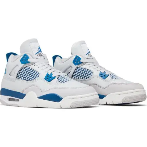 Nike shoes - Air Jordan 4 Retro - Air Retro - HF4281 141 - Off-White/Military Blue/Neutral Grey 1