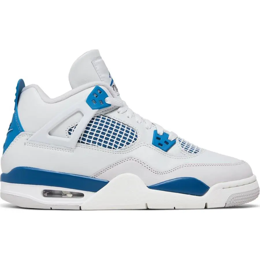 Nike shoes - Air Jordan 4 Retro - Air Retro - HF4281 141 - Off-White/Military Blue/Neutral Grey 4