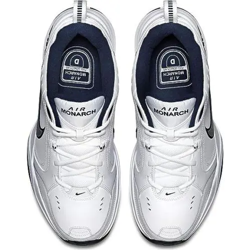Nike shoes - Nike Air Monarch - Air Monarch - 415445-102 - WHITE METALIC SILVER 5