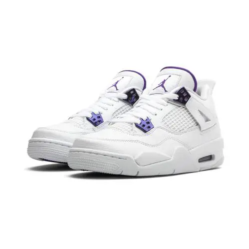 Nike shoes - 408452115 - 408452 115 - White/Metallic Purple 2