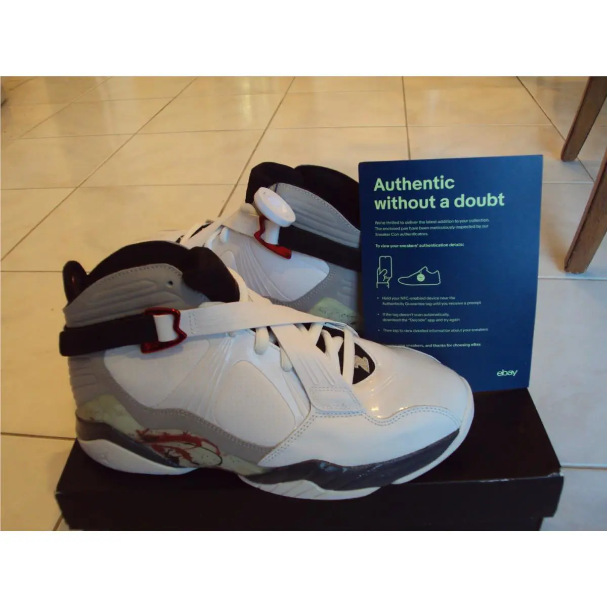 Nike shoes - Air Jordan 8 - Air - 467807-105 - Red/White 6