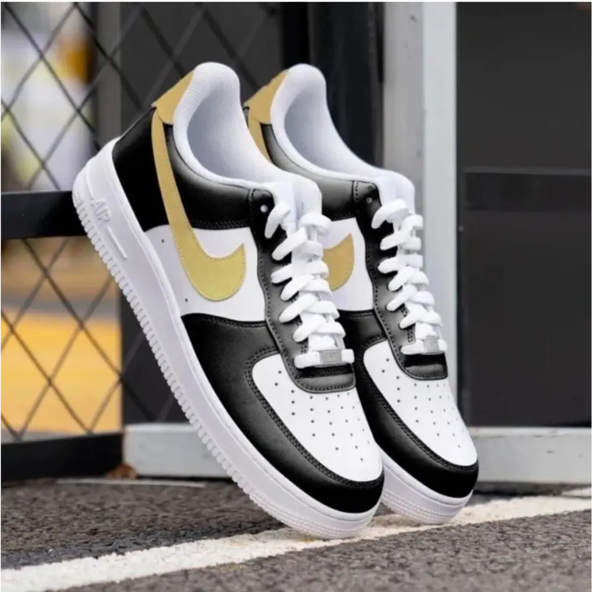 Nike shoes - Nike Air Force 1 - Air Force - DD8959-100 - Black 10