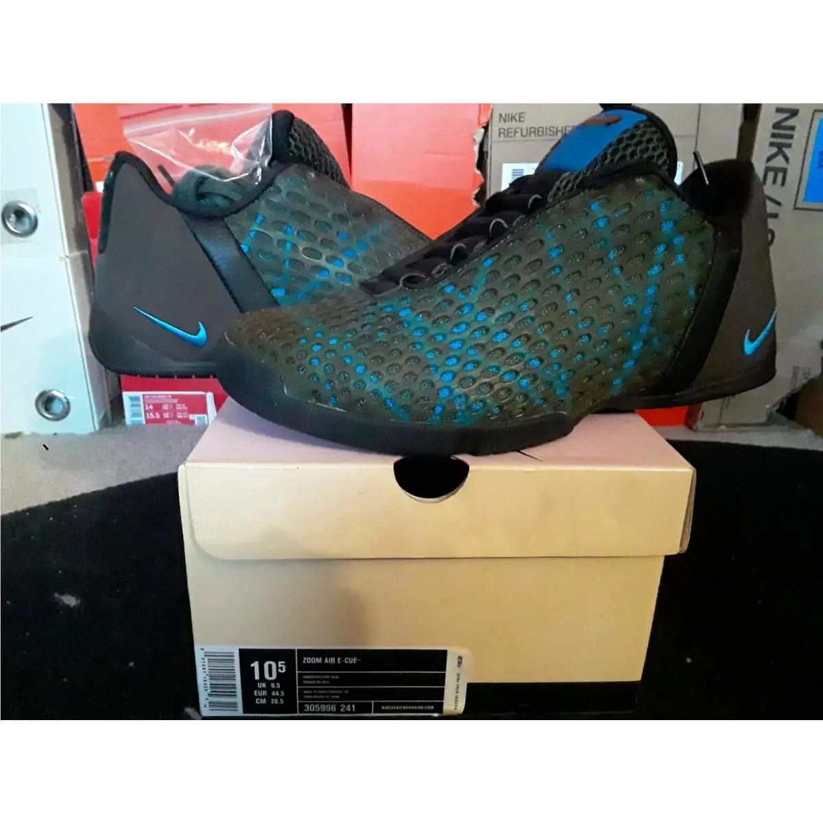 Nike shoes - Nike Air Zoom E-Cue SB - 305996-241 - Brown 0