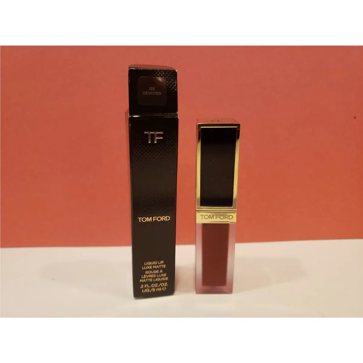 Tom Ford - Liquid Lip Luxe Matte Lipstick - 123 Devoted - 0.2 Oz