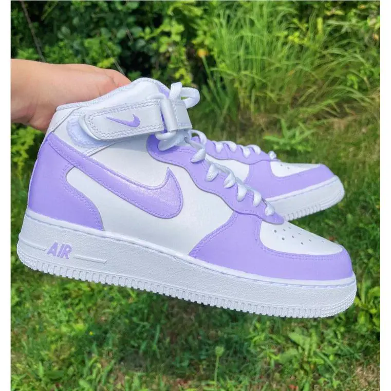 Nike shoes - Nike Air Force 1 - Air Force - DD8959-100 - White, Two Tone: Lilac Purple 0
