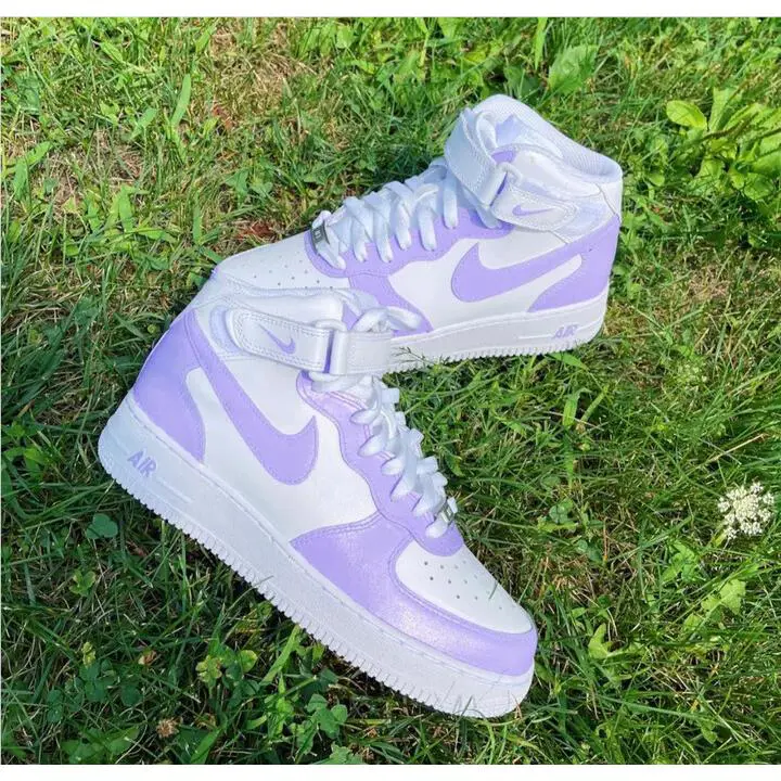 Nike shoes - Nike Air Force 1 - Air Force - DD8959-100 - White, Two Tone: Lilac Purple 1