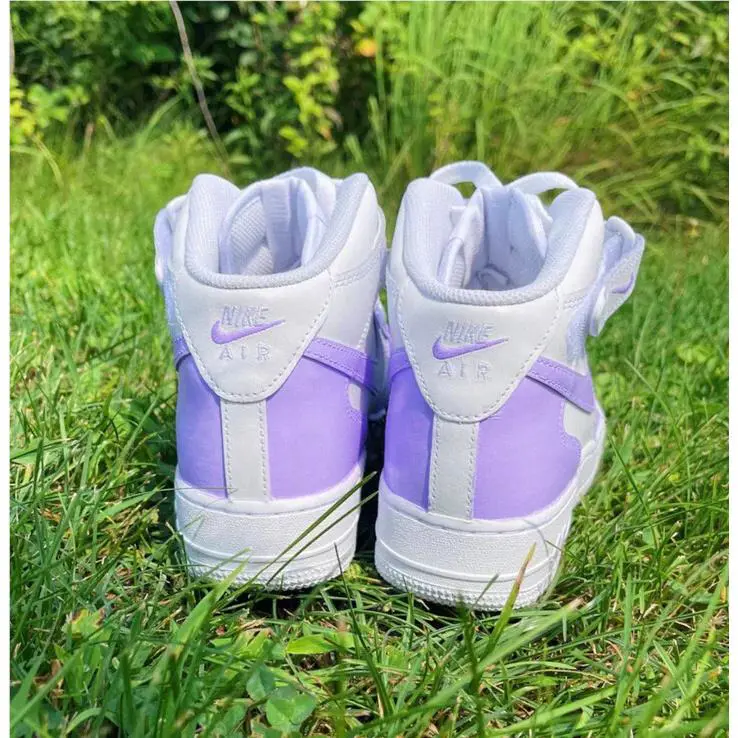 Nike shoes - Nike Air Force 1 - Air Force - DD8959-100 - White, Two Tone: Lilac Purple 4