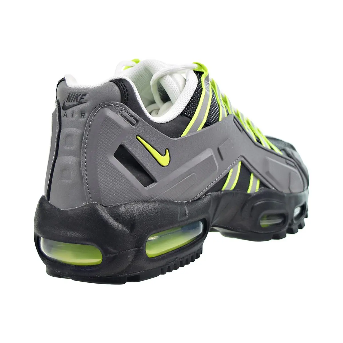 Nike shoes - Black-Neon Yellow-Medium Grey 1