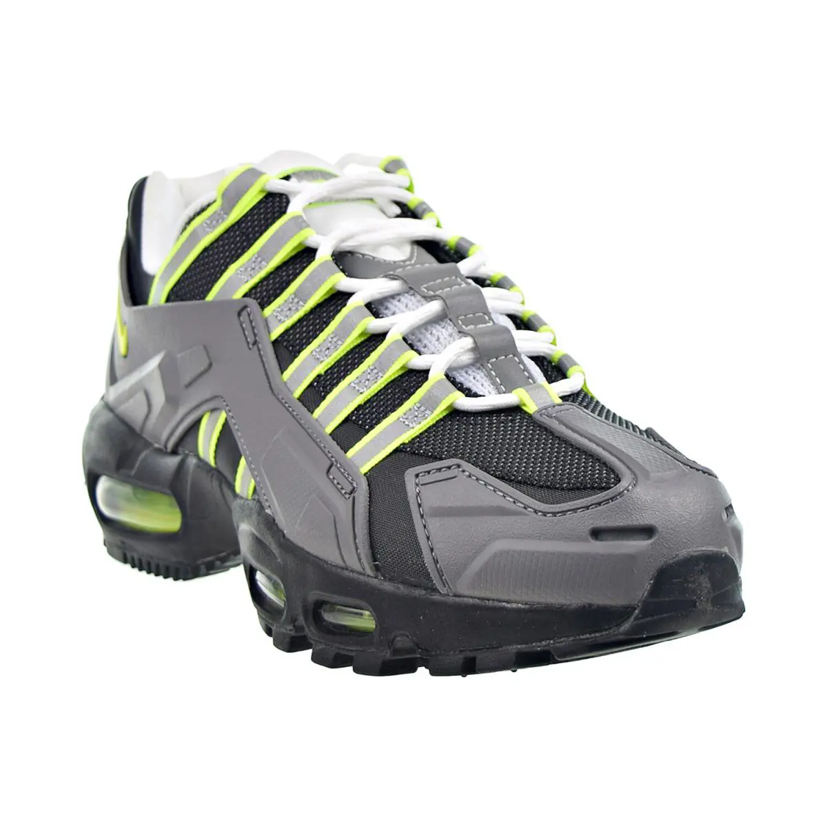 Nike shoes - Black-Neon Yellow-Medium Grey 6
