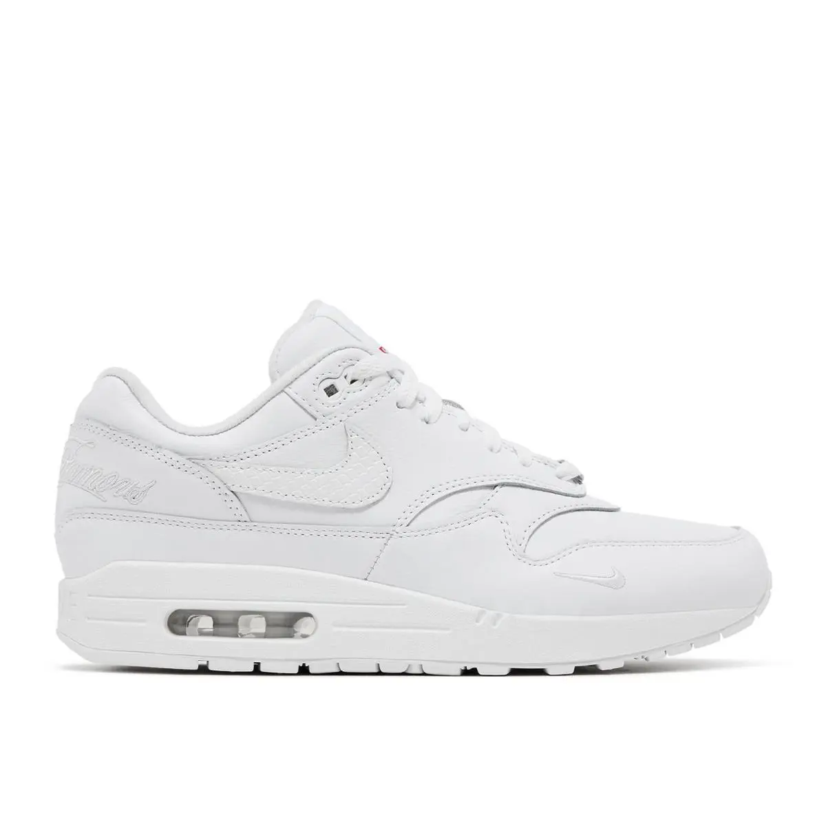 Men`s Supreme x Nike Air Max 1 `87 SP `triple White` HF8813 100 - White/White/White
