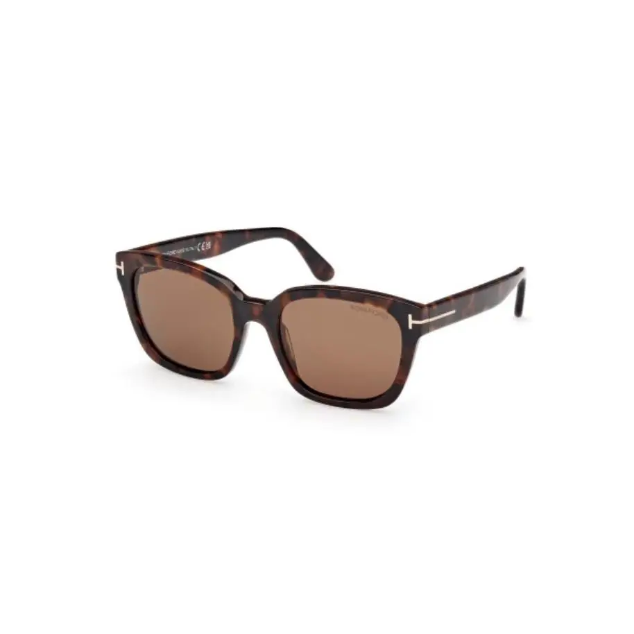 Tom Ford TF1216 Eco 52H Dark Havana Brown Polarized 53 mm Woman`s Sunglasses