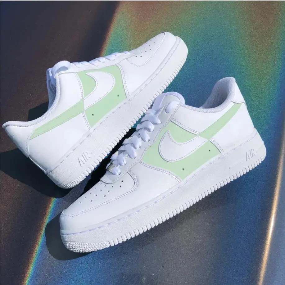 Nike shoes - Nike Air Force 1 - Air Force - CW2288-111 - White, Two Tone: Mint Green 7