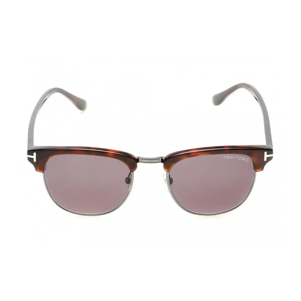 Tom Ford Men Geometric Sunglasses FT0248 Henry 52A Dark Havana /grey 53mm