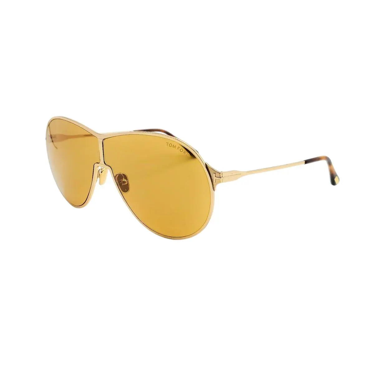 Tom Ford TF 1174 Gaia Sunglasses 28K Gold / Brown Gradient Lenses - Frame: Gold, Lens: Brown