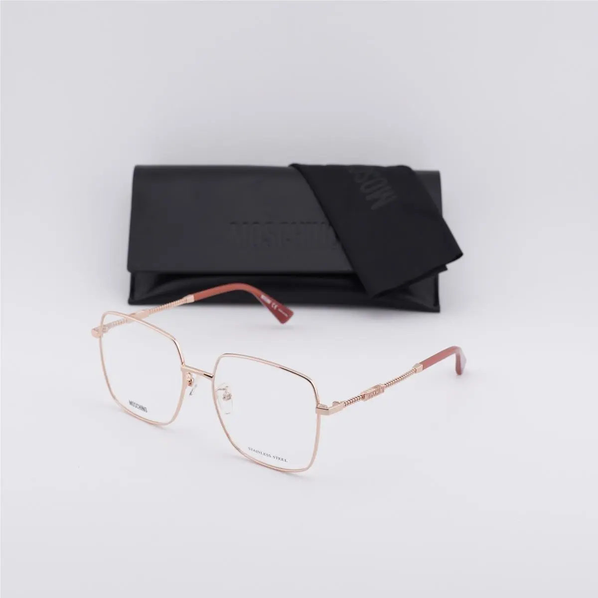 MOS615/G 0DDB 00 Gold Copper 56mm Eyeglasses by Moschino