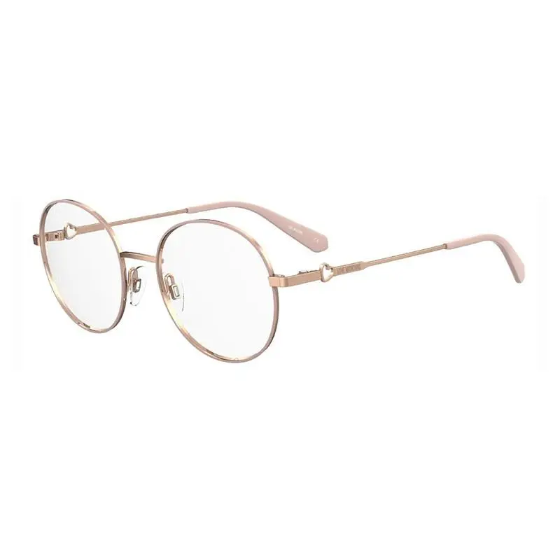 Moschino Love MOL617/TN 0PY3 00 Brown/copper Gold 51mm Eyeglasses
