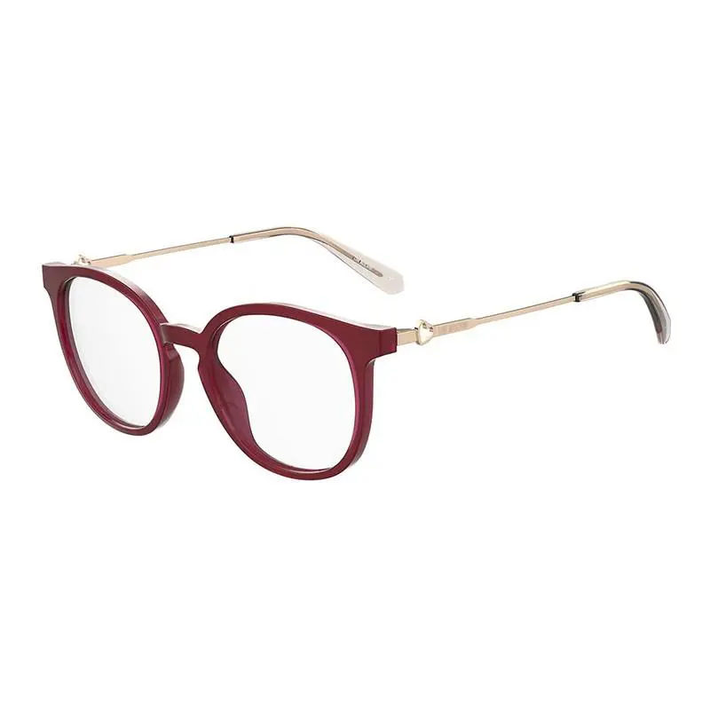Moschino Love MOL607/TN 0C9A 00 Transparent Red 49mm Eyeglasses - Frame: Transparent Red, Lens: Clear Demo Lenses, code: 0C9A00