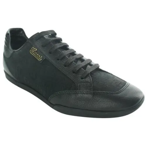 Gucci 317045 Women`s Horsebit Jacquard Canvas Sneaker 34.5 US4.5