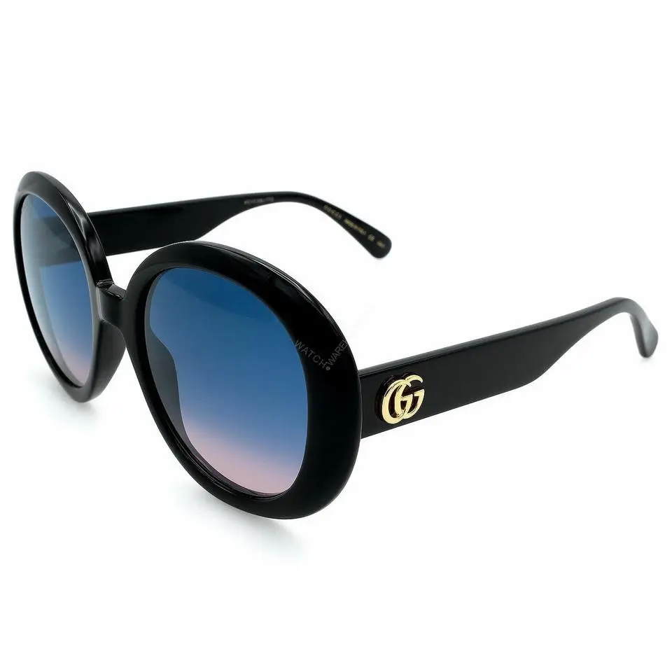 Gucci Blue Gradient Lens 55-21-140mm Women`s Sunglasses GG0712S 002