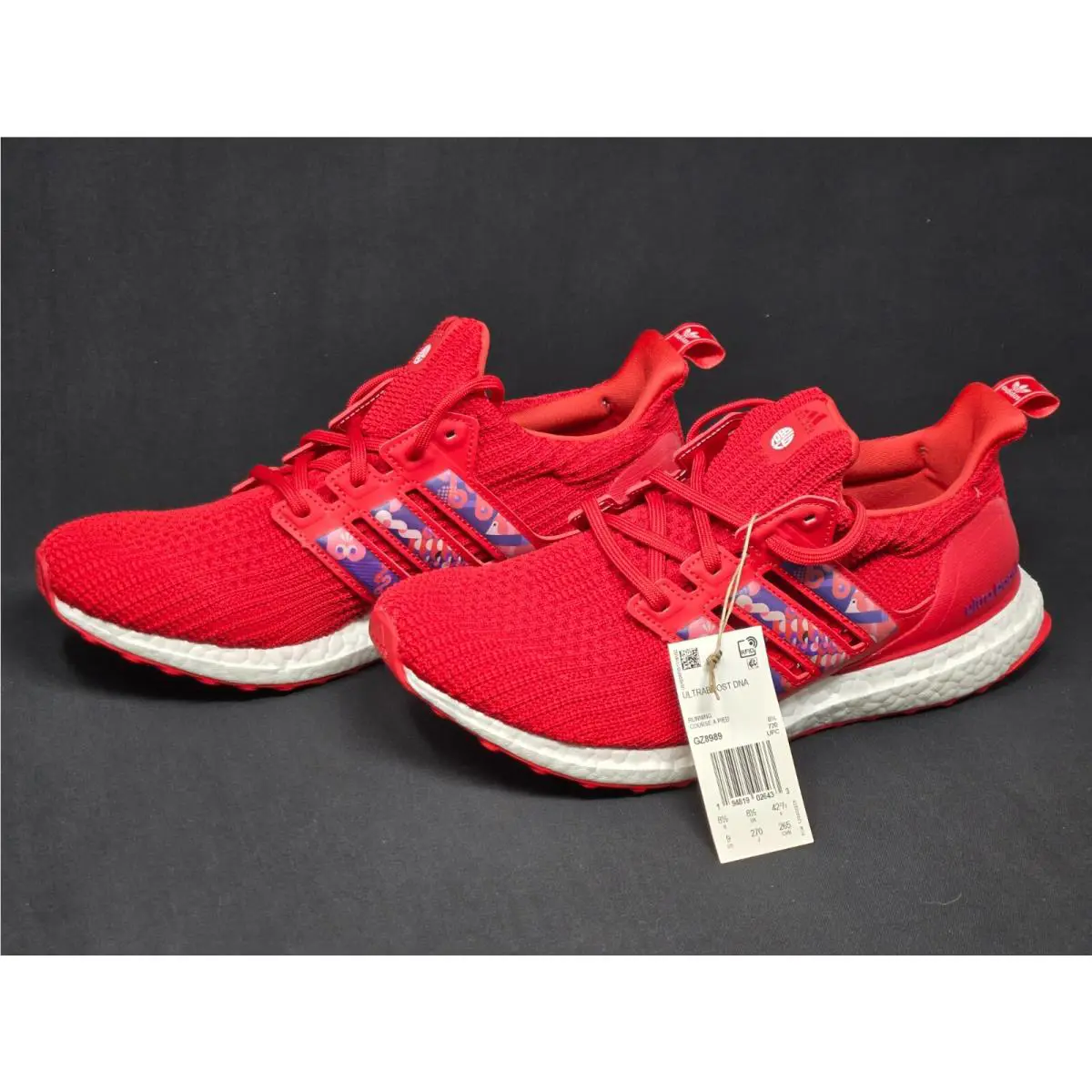 Adidas Ultraboost Dna Men`s Multi Size`s Red White Shoes GZ8989 Nby