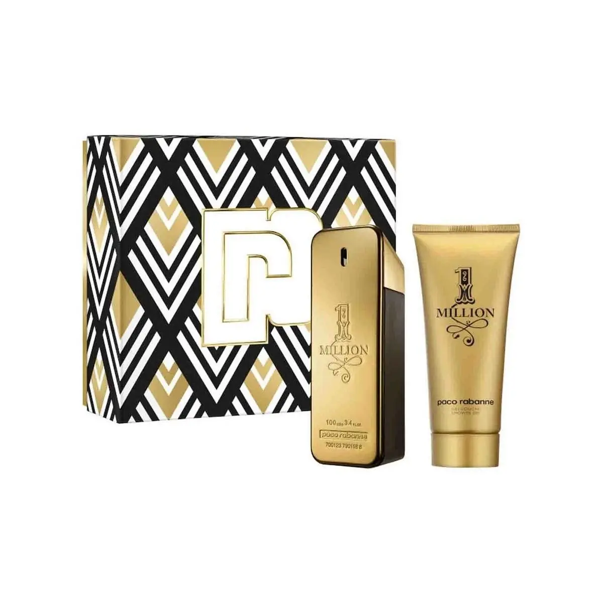 1 Million 2 Piece Gift Set For Men 3.4 oz Edt+shower Gel by Paco Rabanne