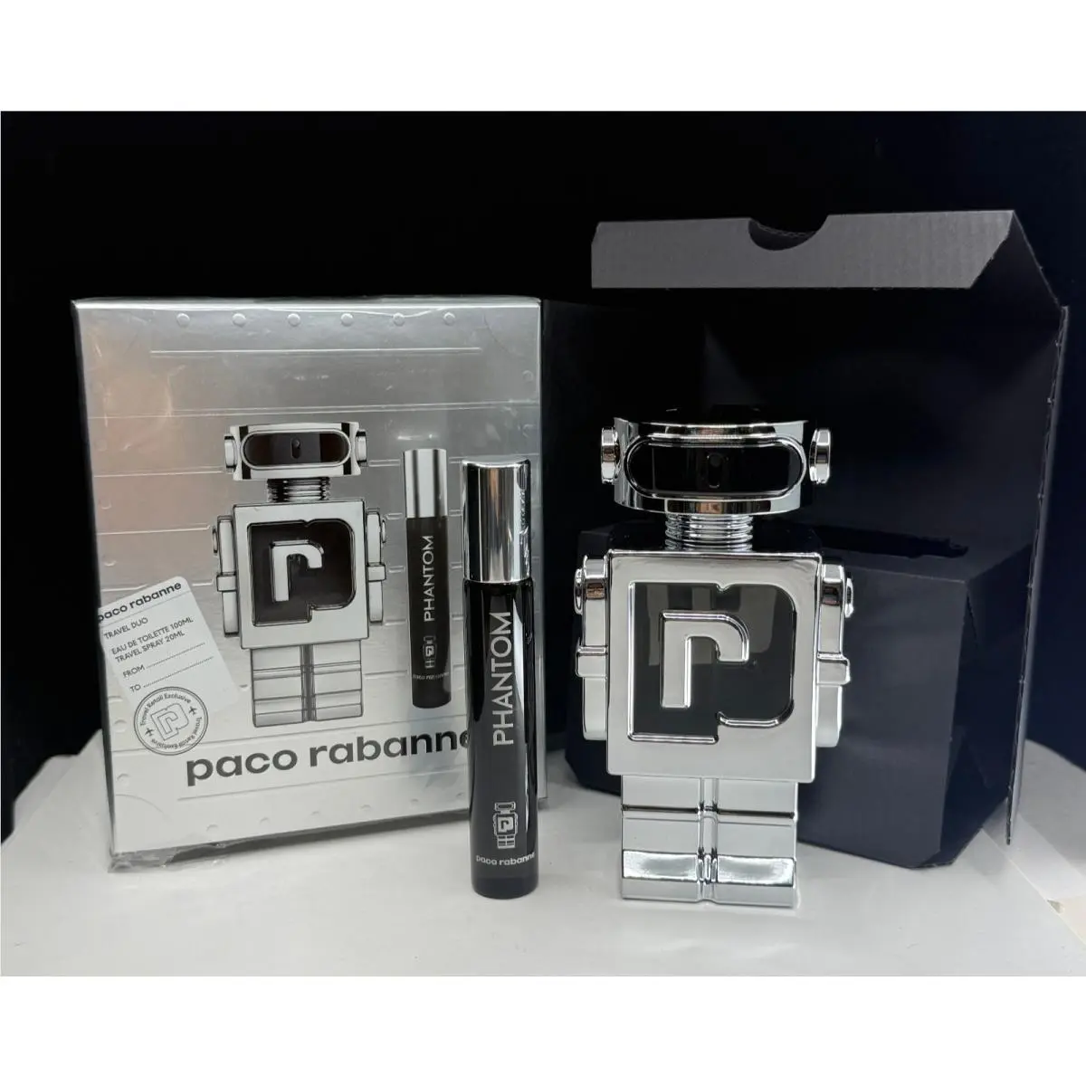 Paco Rabanne Phantom Eau De Toilette Spray 2 Piece Gift Set