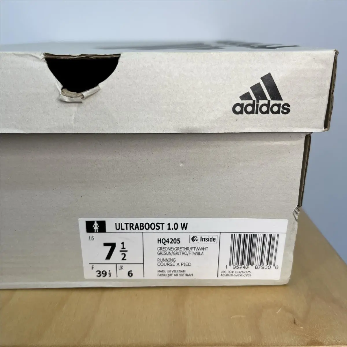 Adidas shoes - ULTRABOOST 1.0 - ULTRABOOST - HQ4205 - Gray 6