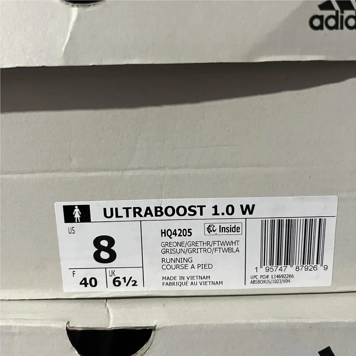 Adidas shoes - ULTRABOOST 1.0 - ULTRABOOST - HQ4205 - Gray 6