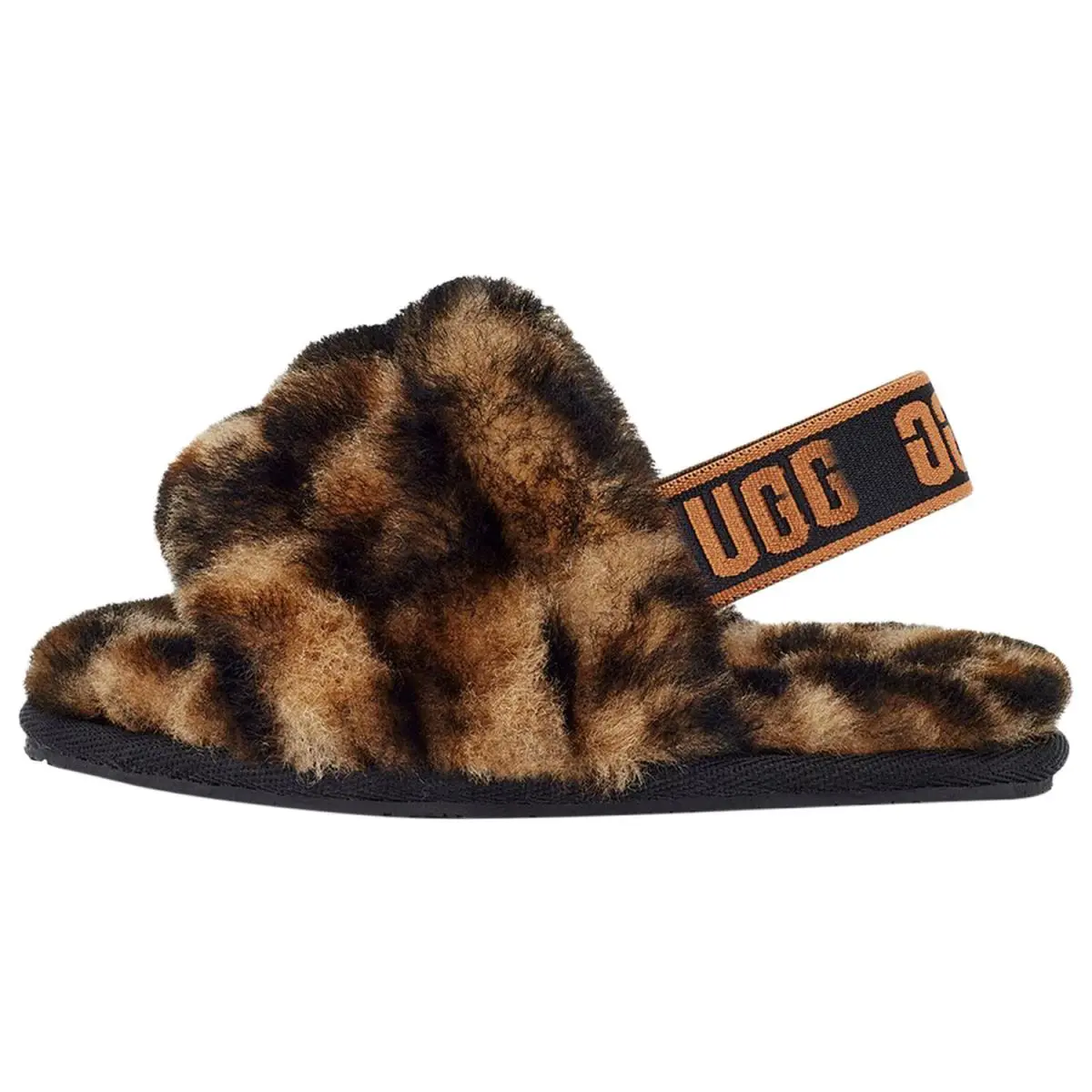 Ugg Fluff Yeah Slide Panther Print Toddlers Style : 1123641t - Butterscotch