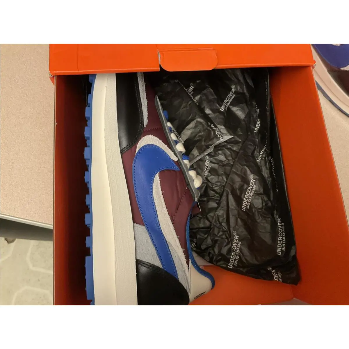 Nike shoes - Nike LD Waffle sacai Undercover Night Maroon Team Royal - DJ4877-600 - Maroon 9