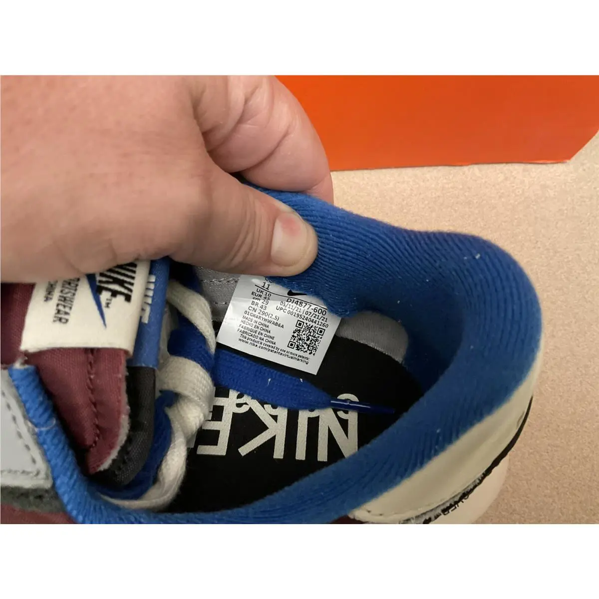 Nike shoes - Nike LD Waffle sacai Undercover Night Maroon Team Royal - DJ4877-600 - Maroon 3