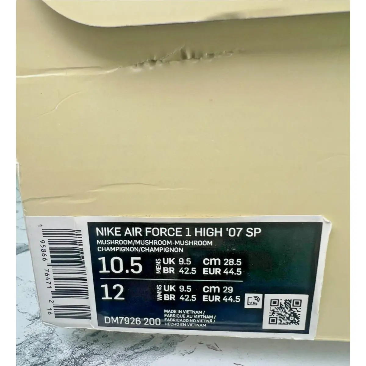 Nike shoes - Nike Air Force 1 - Air Force - DM7926-200 - Brown (UPC: 0195866764712) 1
