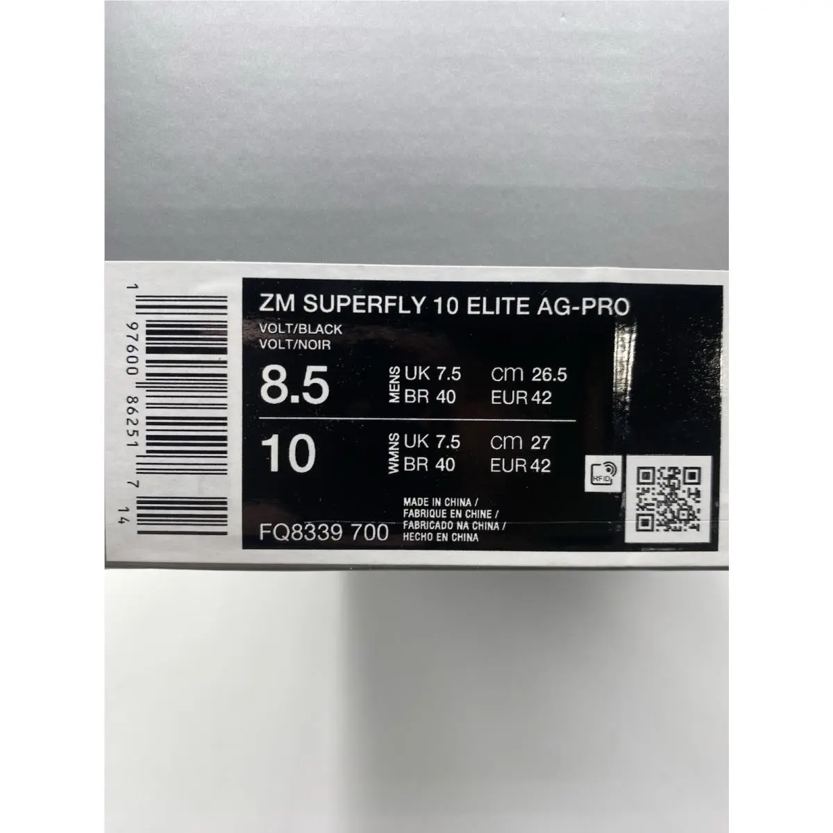 Nike shoes - Nike Superfly Elite - Superfly Elite - FQ8339 700 - Volt/Black (UPC: 197600837591) 7