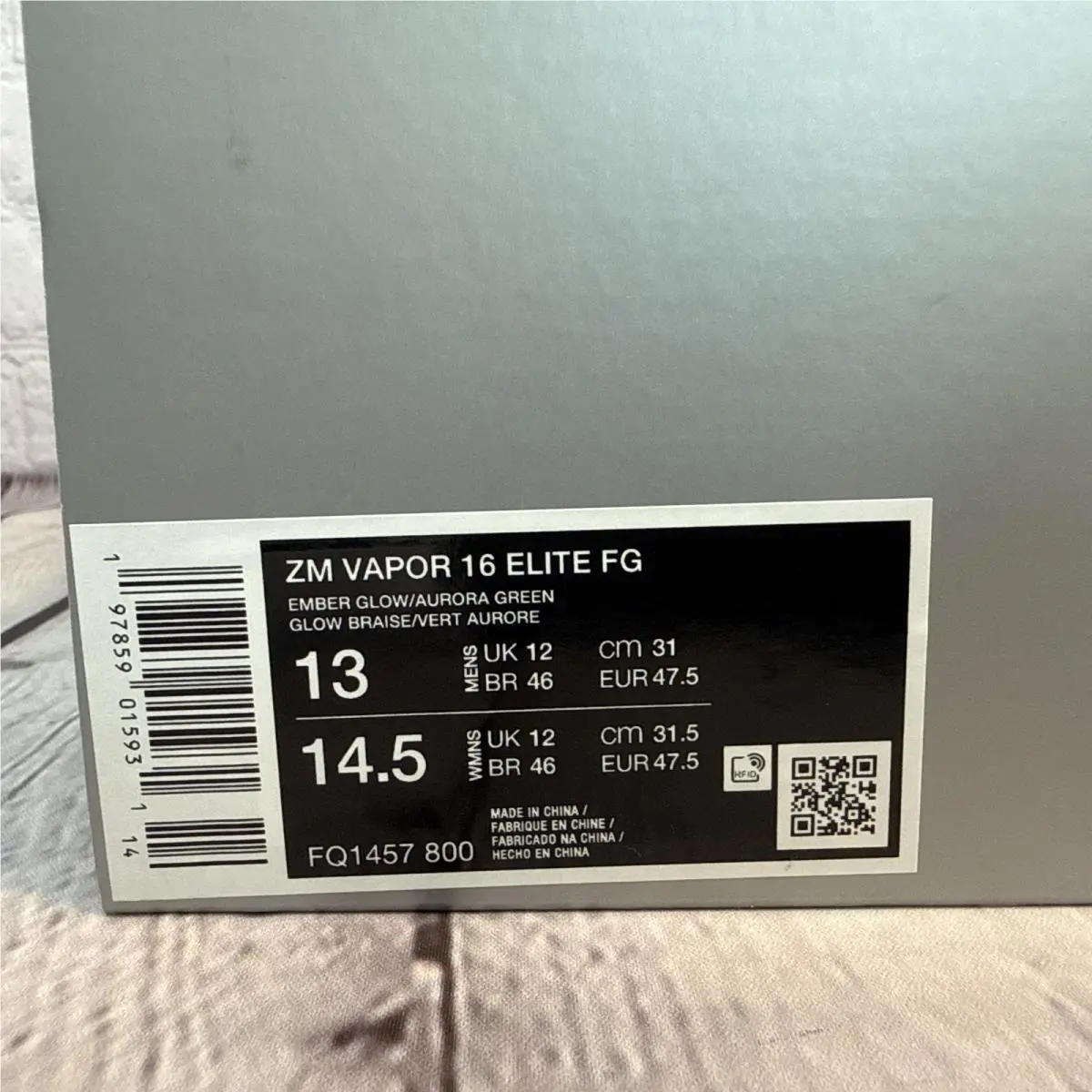 Nike shoes - Nike Zoom Mercurial Vapor 16 Elite FG - FQ1457-800 - Pink (UPC: 0197859015931) 12