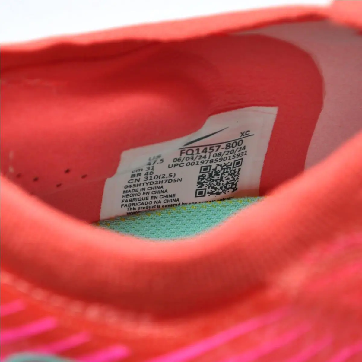Nike shoes - Nike Mercurial Vapor - Mercurial Vapor - FQ1457-800 - Red 8