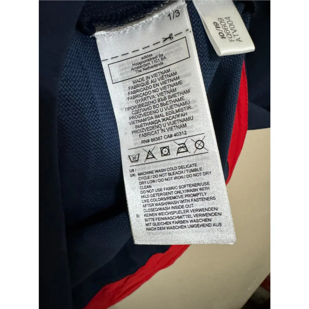 Adidas clothing - FQ6609 - FG6609 - Collegiate Navy (UPC: 191534463871) 5