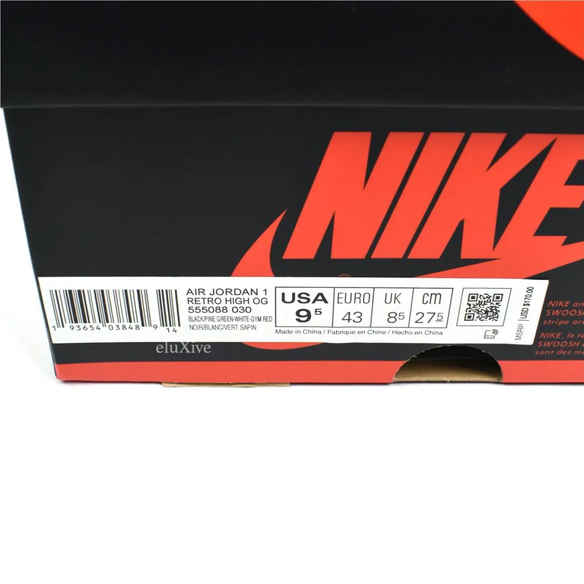 Nike shoes - Nike Air Jordan 1 - Air - 555088-030 - Green 8