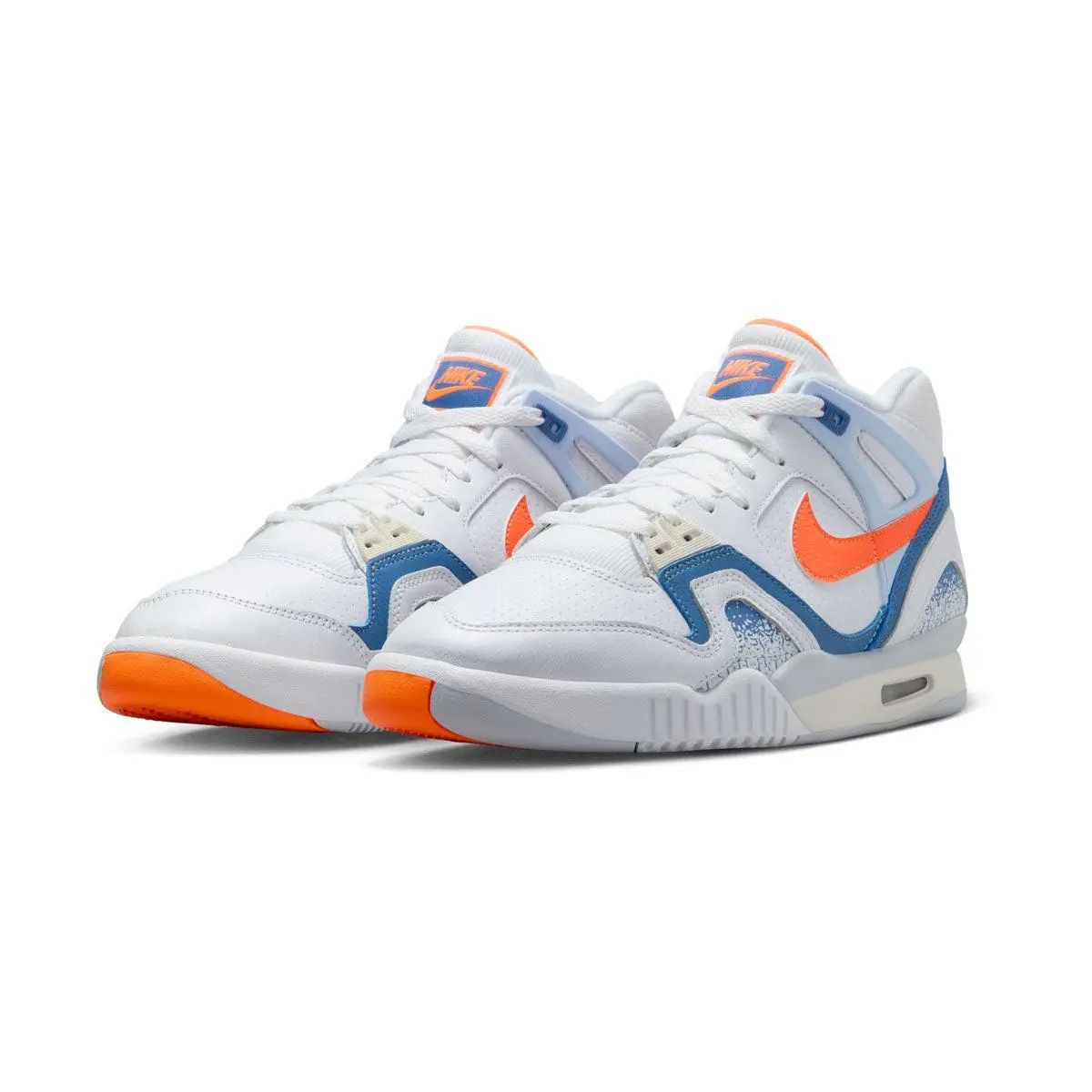 Mens Nike Air Tech Challenge 2_WHITE/TART-STONE Blue FZ9033-101-SIZE 7.5 - WHITE/TART-STONE BLUE-FOOTBALL GREY