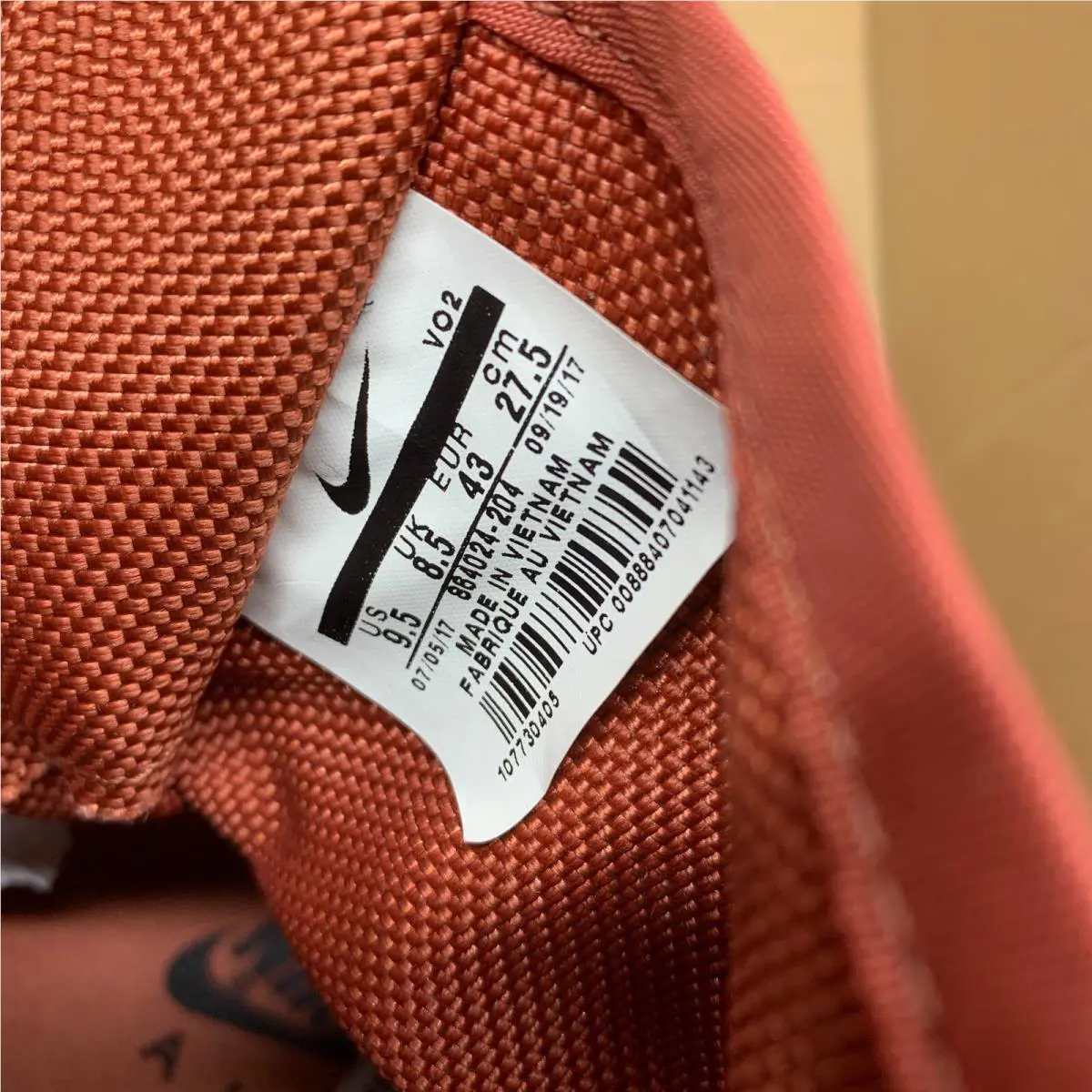 Nike shoes - Nike SF AF1 - 884024 204 - Orange (UPC: 888407041143) 5
