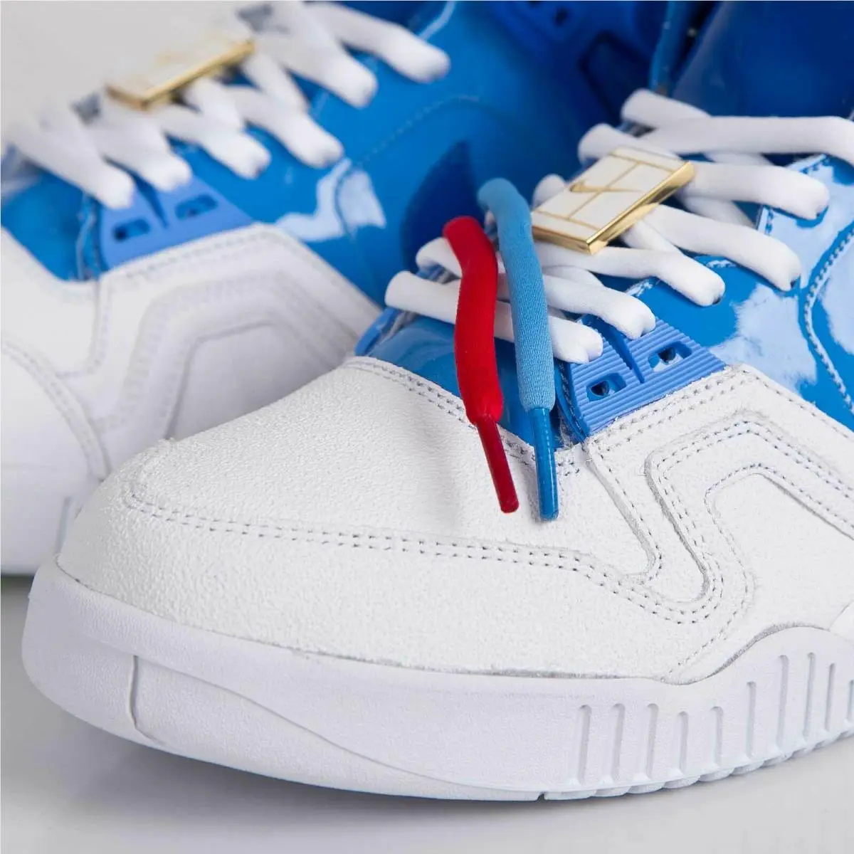Nike shoes - Nike Air Tech Challenge II - 621358-146 - White/Prize Blue/University Blue/Gym red 4