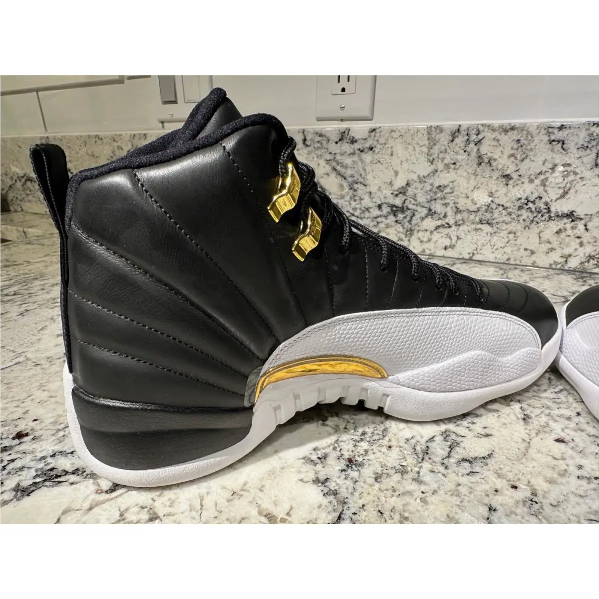 Nike shoes - Air Jordan 12 - Air - 848692-033 - Black White Gold 5