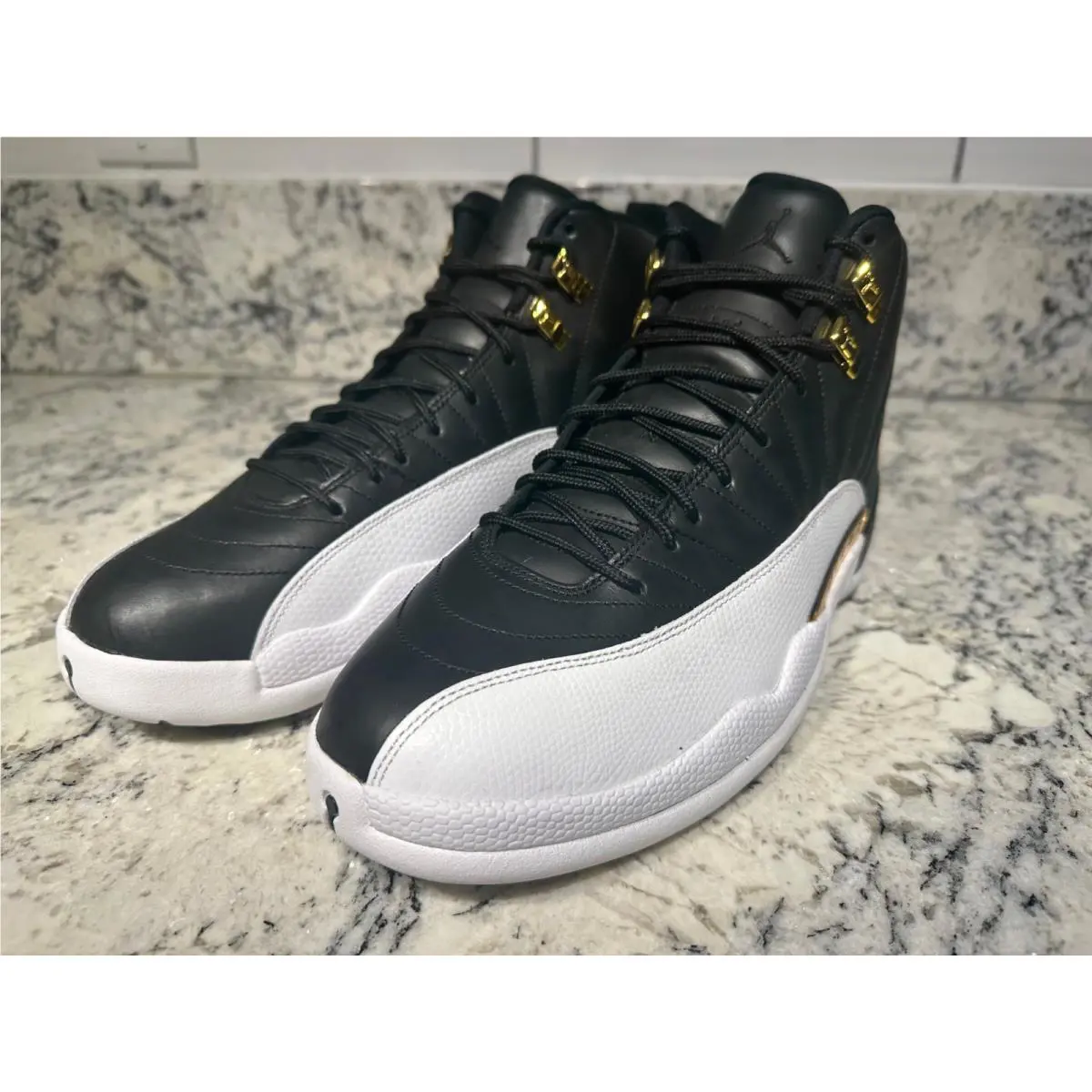 Nike shoes - Air Jordan 12 - Air - 848692-033 - Black White Gold 1