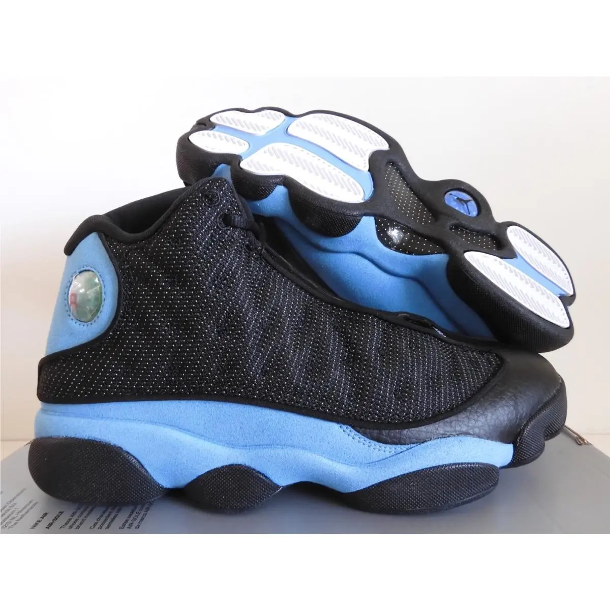 Nike Air Jordan 13 Retro Black-university Blue-white Sz 8.5 Rare DJ5982-041