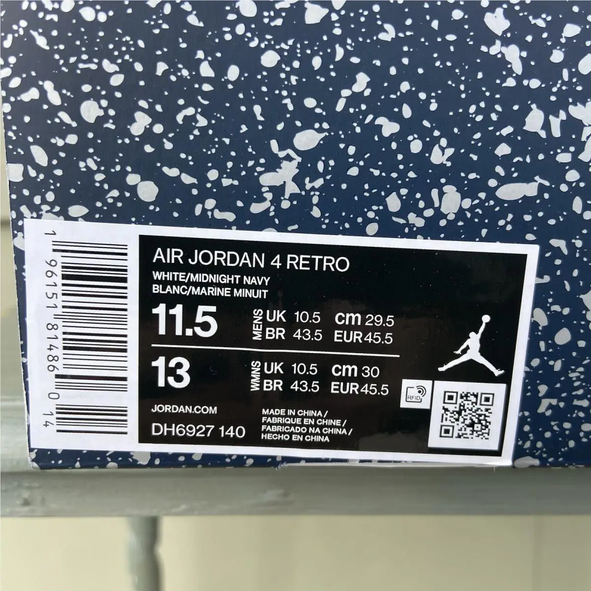 Nike shoes - Nike Air Jordan 4 - Air - DH6927-140 - Blue 6